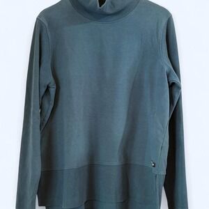 Ariat Real Funnel Fleece-Lined Sweater Blue Size XL Gorpcore Western Cowgirl